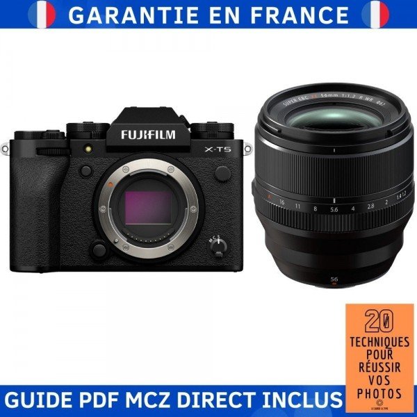 Fujifilm X-T5 Noir + XF 56mm f/1.2 R WR-2