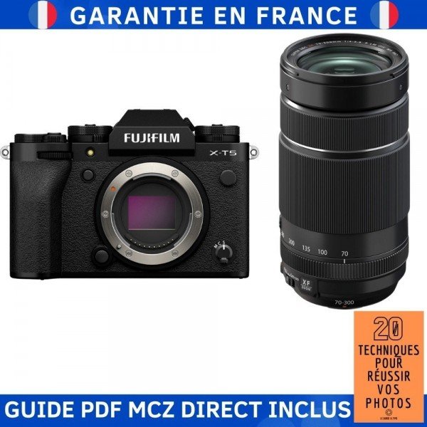 Fujifilm X-T5 Noir + XF 70-300mm f/4-5.6 R LM OIS WR-2
