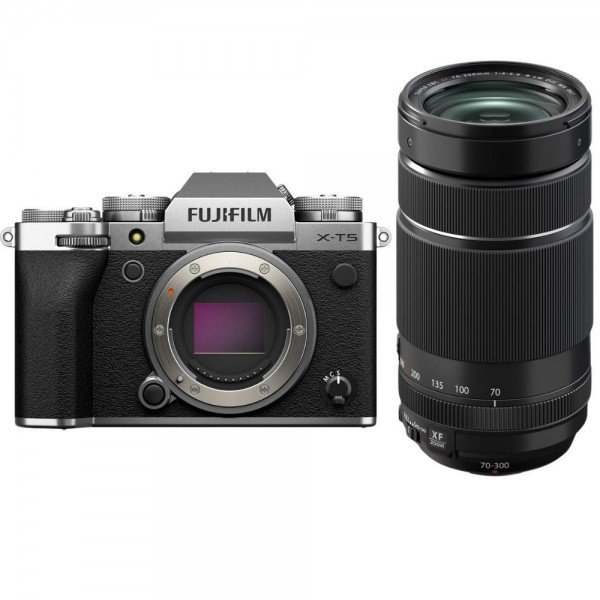 Fujifilm X-T5 Silver + XF 70-300mm f/4-5.6 R LM OIS WR-1