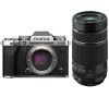 Fujifilm X-T5 Plata + XF 70-300 mm f/4-5,6 R LM OIS WR - Camara fotográfica APS-C-1