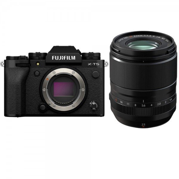 Fujifilm X-T5 Black + XF 23mm f/1.4 R LM WR - APS-C Camera-1