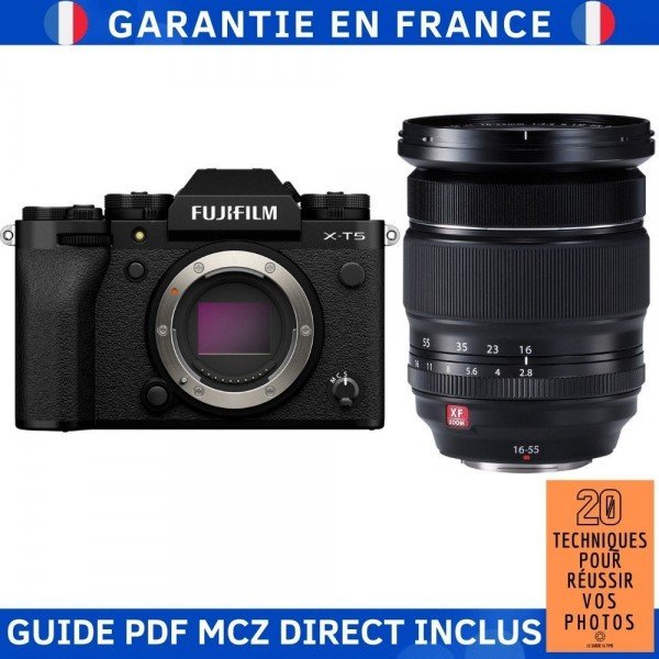 Fujifilm X-T5 Black + XF 16-55mm f/2.8 R LM WR - APS-C Camera-2