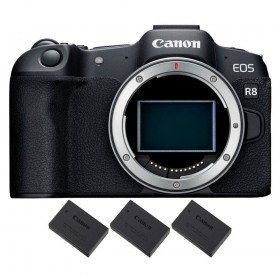 Canon EOS R8 + 3 Canon LP-E17-1