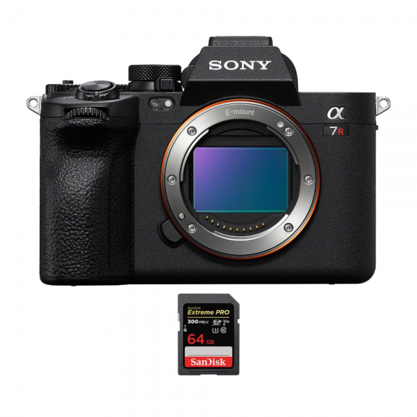 Sony A7R V + 1 SanDisk 64GB Extreme PRO UHS-II SDXC 300 MB/s - Camara mirrorless-1