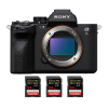 Sony A7R V + 3 SanDisk 64GB Extreme PRO UHS-II SDXC 300 MB/s - Camara mirrorless-1