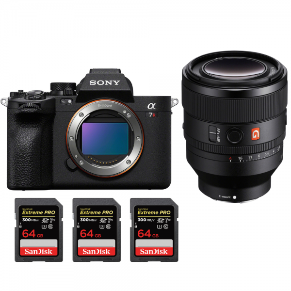 Sony A7R V + FE 50mm f/1.2 GM + 3 SanDisk 64GB Extreme PRO UHS-II SDXC 300 MB/s - Camara mirrorless-1