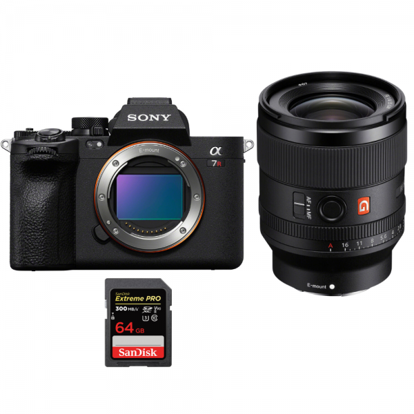 Sony A7R V + FE 35 mm f/1,4 GM + 1 SanDisk 64 GB Extreme PRO UHS-II SDXC 300 MB/s - Camara mirrorless-1
