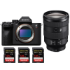Sony A7R V + FE 24-105 mm f/4 G OSS + 3 SanDisk 128 GB Extreme PRO UHS-II SDXC 300 MB/s - Camara mirrorless-1