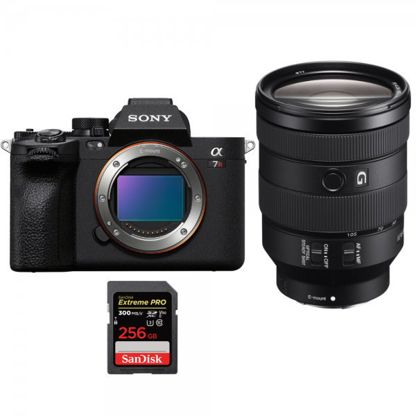 Sony A7R V + FE 24-105 mm f/4 G OSS + 1 SanDisk 256 GB Extreme PRO UHS-II SDXC 300 MB/s - Camara mirrorless-1