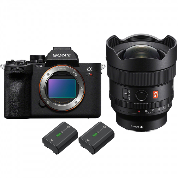 Sony A7R V + FE 14mm f/1.8 GM + 2 Sony NP-FZ100 - Camara mirrorless-1