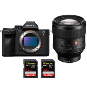 Sony A7R V + FE 85mm f/1.4 GM + 2 SanDisk 32GB Extreme PRO UHS-II SDXC 300 MB/s - Camara mirrorless-1