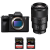 Sony A7R V + FE 90mm f/2.8 Macro G OSS + 2 SanDisk 32GB Extreme PRO UHS-II SDXC 300 MB/s - Camara mirrorless-1