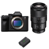 Sony A7R V + FE 90mm f/2.8 Macro G OSS + 1 Sony NP-FZ100 - Camara mirrorless-1