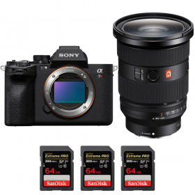 Sony A7R V + FE 24-70mm f/2.8 GM II + 3 SanDisk 64GB Extreme PRO UHS-II SDXC 300 MB/s - Camara mirrorless-1