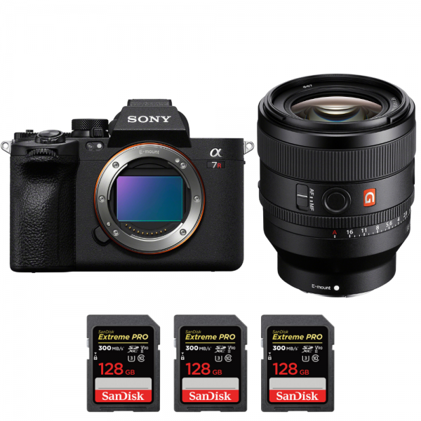 Sony A7R V + FE 50mm f/1.4 GM + 3 SanDisk 128GB Extreme PRO UHS-II SDXC 300 MB/s - Camara mirrorless-1