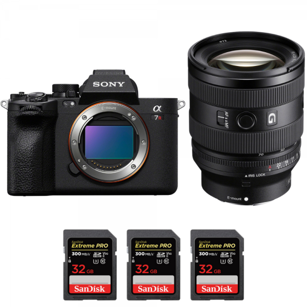 Sony A7R V + FE 20-70 mm f/4 G + 3 SanDisk 32 GB Extreme PRO UHS-II SDXC 300 MB/s - Camara mirrorless-1