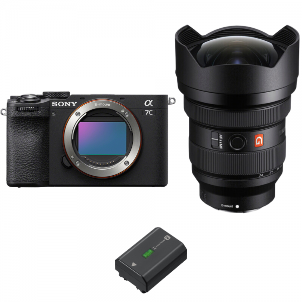 Sony A7C II Negro + FE 12-24mm f/2.8 GM + 1 Sony NP-FZ100-1