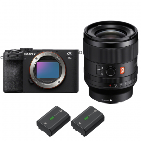 Sony A7C II Noir + FE 35mm f/1.4 GM + 2 Sony NP-FZ100-1