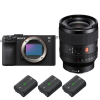 Sony A7C II Negro + FE 35mm f/1.4 GM + 3 Sony NP-FZ100-1