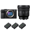 Sony A7C II Noir + FE PZ 16-35mm f/4 G + 3 Sony NP-FZ100-1