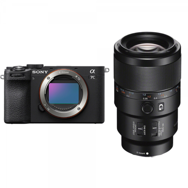 Sony A7C II Black + FE 90mm f/2.8 Macro G OSS-1