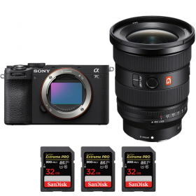 Sony A7C II Black + FE 16-35mm f/2.8 GM II + 3 SanDisk 32GB Extreme PRO UHS-II SDXC 300 MB/s-1