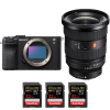 Sony A7C II Negro + FE 16-35mm f/2.8 GM II + 3 SanDisk 32GB Extreme PRO UHS-II SDXC 300 MB/s-1