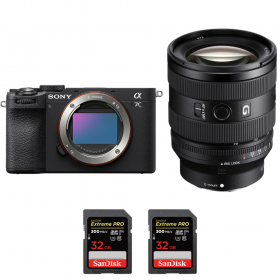 Sony A7C II Black + FE 20-70mm f/4 G + 2 SanDisk 32GB Extreme PRO UHS-II SDXC 300 MB/s-1