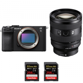 Sony A7C II Negro + FE 20-70mm f/4 G + 2 SanDisk 256GB Extreme PRO UHS-II SDXC 300 MB/s-1