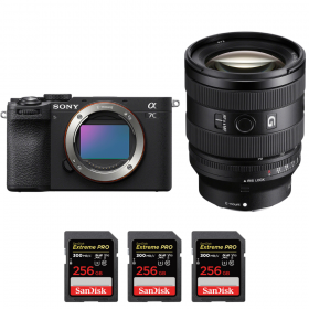 Sony A7C II Noir + FE 20-70mm f/4 G + 3 SanDisk 256GB Extreme PRO UHS-II SDXC 300 MB/s-1