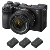 Sony A7C II Black + FE 28-60mm f/4-5.6 + 3 Sony NP-FZ100-1