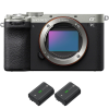 Sony A7C II Silver + 2 Sony NP-FZ100-1