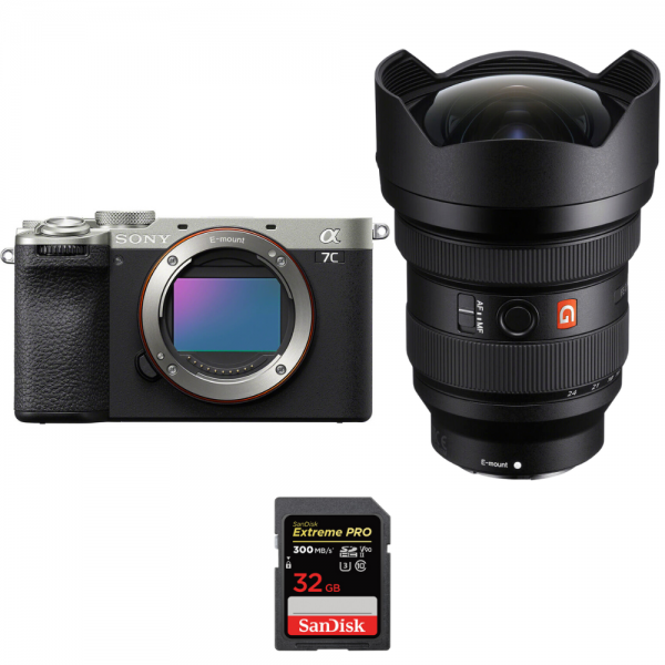 Sony A7C II Plata + FE 12-24mm f/2.8 GM + 1 SanDisk 32GB Extreme PRO UHS-II SDXC 300 MB/s-1