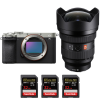 Sony A7C II Plata + FE 12-24mm f/2.8 GM + 3 SanDisk 32GB Extreme PRO UHS-II SDXC 300 MB/s-1
