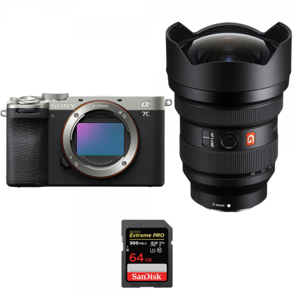 Sony A7C II Plata + FE 12-24mm f/2.8 GM + 1 SanDisk 64GB Extreme PRO UHS-II SDXC 300 MB/s-1