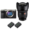 Sony A7C II Plata + FE 12-24mm f/2.8 GM + 2 Sony NP-FZ100-1
