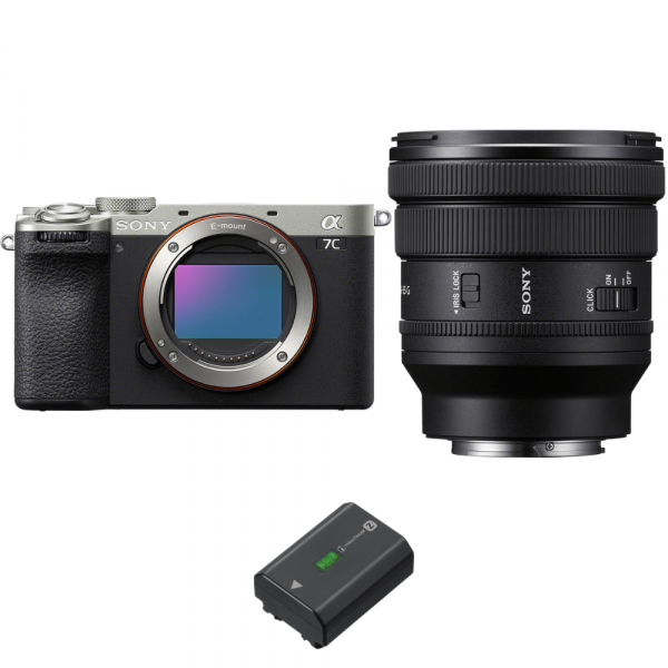 Sony A7C II Plata + FE PZ 16-35mm f/4 G + 1 Sony NP-FZ100-1