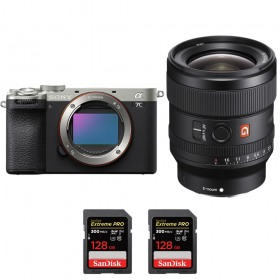 Sony A7C II Silver + FE 24mm f/1.4 GM + 2 SanDisk 128GB Extreme PRO UHS-II SDXC 300 MB/s-1