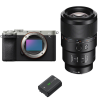 Sony A7C II Plata + FE 90mm f/2.8 Macro G OSS + 1 Sony NP-FZ100-1