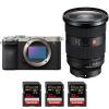 Sony A7C II Silver + FE 24-70mm f/2.8 GM II + 3 SanDisk 32GB Extreme PRO UHS-II SDXC 300 MB/s-1
