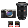 Sony A7C II Plata + FE 24-70mm f/2.8 GM II + 2 SanDisk 256GB Extreme PRO UHS-II SDXC 300 MB/s-1