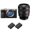Sony A7C II Plata + FE 50mm f/1.4 GM + 2 Sony NP-FZ100-1