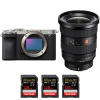 Sony A7C II Plata + FE 16-35mm f/2.8 GM II + 3 SanDisk 128GB Extreme PRO UHS-II SDXC 300 MB/s-1