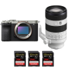 Sony A7C II Plata + FE 70-200mm f/4 Macro G OSS II + 3 SanDisk 256GB Extreme PRO UHS-II SDXC 300 MB/s-1