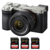 Sony A7C II Plata + FE 28-60mm f/4-5.6 + 3 SanDisk 256GB Extreme PRO UHS-II SDXC 300 MB/s-1