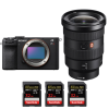Sony A7CR Black + FE 16-35mm f/2.8 GM + 3 SanDisk 32GB Extreme PRO UHS-II SDXC 300 MB/s-1