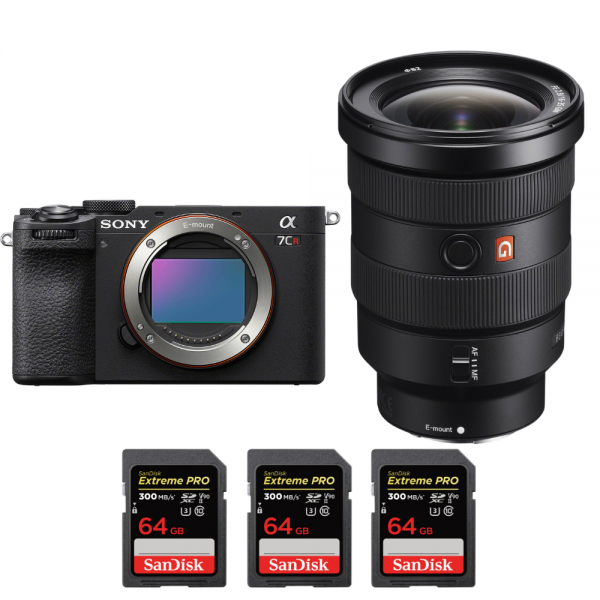 Sony A7CR Negro + FE 16-35mm f/2.8 GM + 3 SanDisk 64GB Extreme PRO UHS-II SDXC 300 MB/s-1