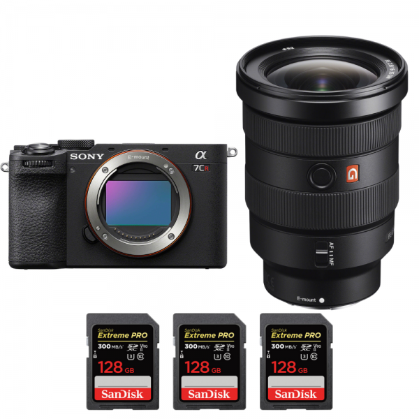 Sony A7CR Negro + FE 16-35mm f/2.8 GM + 3 SanDisk 128GB Extreme PRO UHS-II SDXC 300 MB/s-1