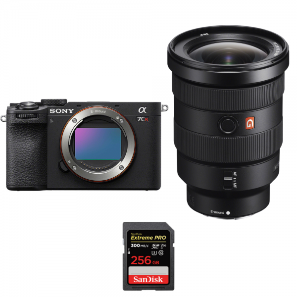 Sony A7CR Black + FE 16-35mm f/2.8 GM + 1 SanDisk 256GB Extreme PRO UHS-II SDXC 300 MB/s-1