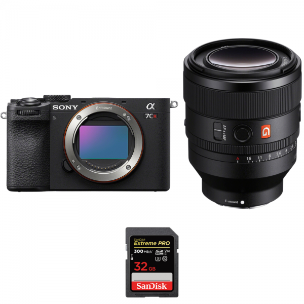 Sony A7CR Black + FE 50mm f/1.2 GM + 1 SanDisk 32GB Extreme PRO UHS-II SDXC 300 MB/s-1